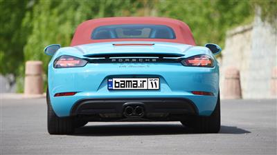 چراغ‌ها و نمای عقب پورشه باکستر